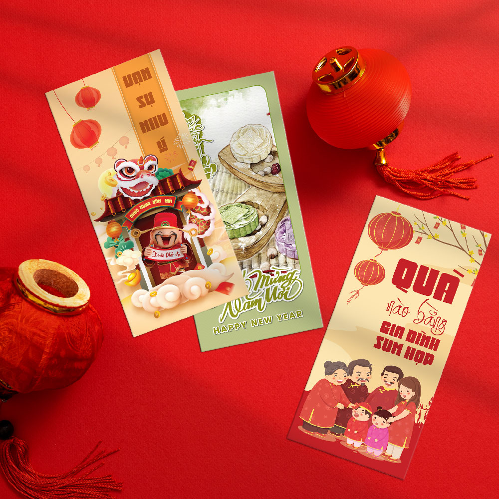 in bao lì xì bằng giấy C150